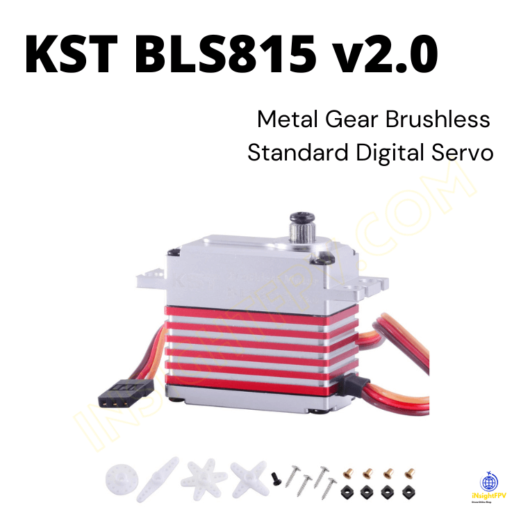KST BLS815 v2.0 20kg Metal Gear 0.07sec Brushless Standard Digital Servo for UAV RC Car Boat Robot Arm Helicopter Airplane