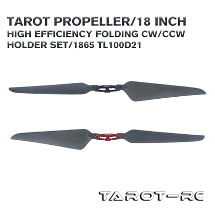 Tarot TL100D21 1865 Propeller/18 inch High Efficiency Folding CW/CCW holder Set