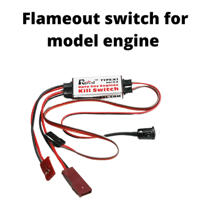 Flameout switch for model engine