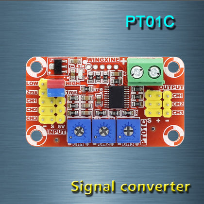 Free shipping, PT01C Multifunction servo signal converter
