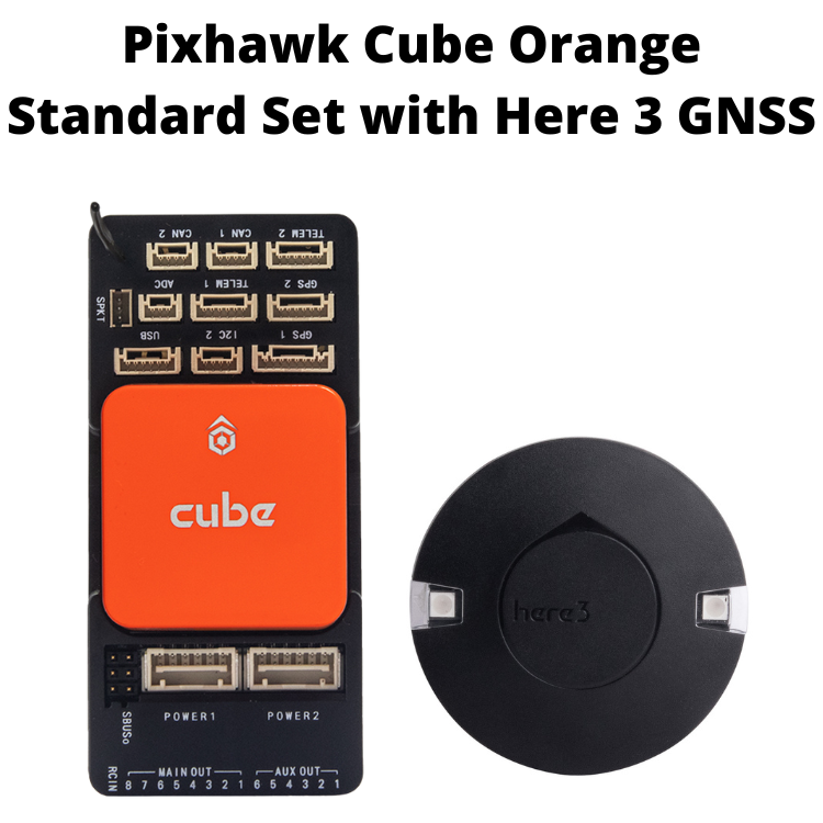 Pixhawk Cube Orange Standard Set with Here 3 GNSS – iNsightFPV