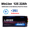 WeLion 12S 22000mAh Solid-state Li-ion Battery Pack for drone