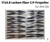17x5.8 carbon fiber  C/F Propeller for AYK 250