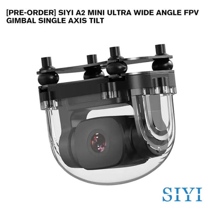 SIYI A2 mini Ultra Wide Angle FPV Gimbal Single Axis Tilt with160 Degree FOV 1080p Starlight Camera Sensor IP67 Waterproof support Upside Down Mode compatible with MK32 HM30 MK15 MK32E MK15E Air Unit