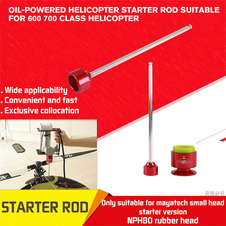 Oil-powered Helicopter Starter Rod Suitable for 600 700 Class Helicopt ...