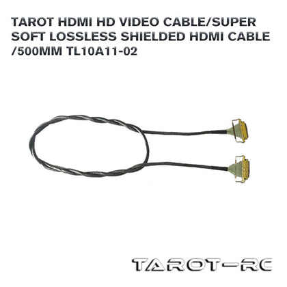 Tarot HDMI HD video cable/Super soft lossless shielded HDMI cable/500mm TL10A11-02