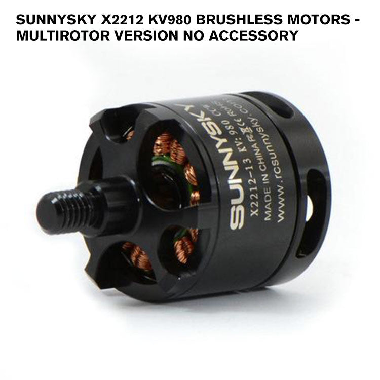 SunnySky X2212 KV980 Brushless Motors - Multirotor Version No Accessory