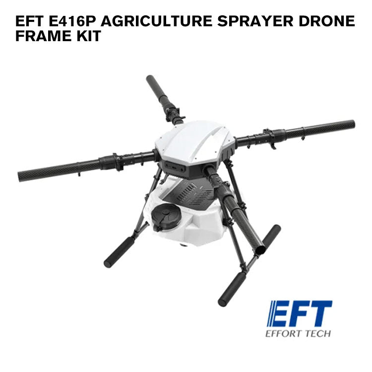 EFT E416P Agriculture Sprayer Drone Frame Kit with 16L Water Tank 4 Axis Foldable 380mm Compatible with 40mm Hobbywing X8 Motor and Topmotor T8 Motor