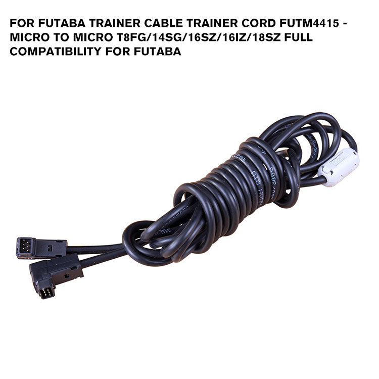 for Futaba Trainer Cable Trainer Cord FUTM4415 - Micro to Micro T8FG/14SG/16sz/16IZ/18SZ Full Compatibility for Futaba