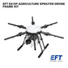 EFT E610P Agriculture Sprayer Drone Frame Kit with 10L Water Tank 6 Axis Foldable Compatible with Hobbywing X6 Motor  0.0 (0 Reviews)