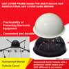 UAV Cover Frame Hood for Multi-rotor UAV Agricultural UAV Cover Dark Brown