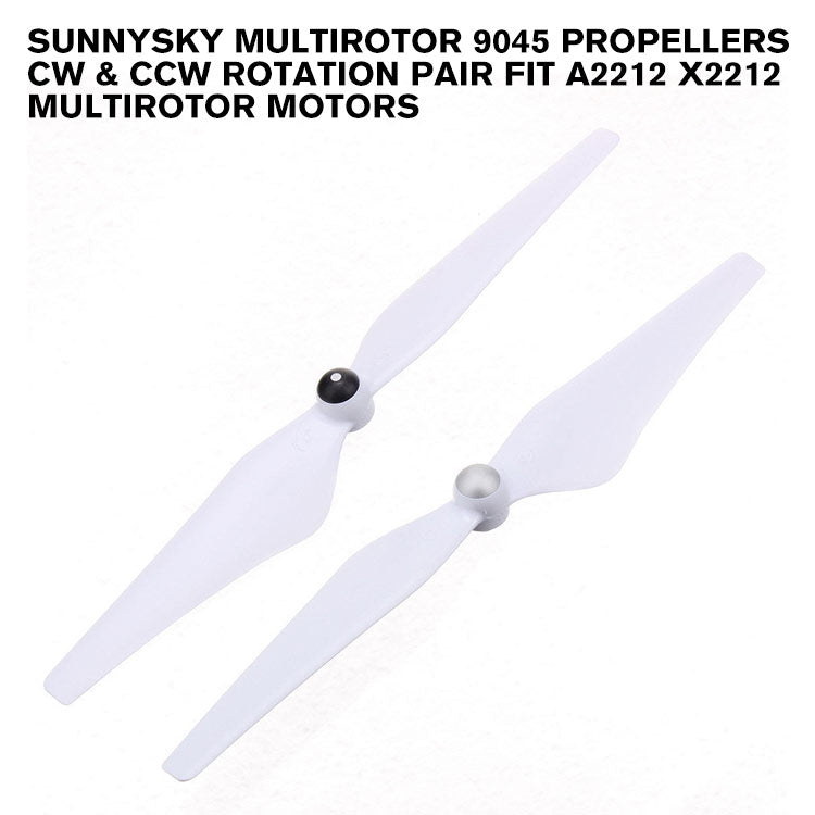 SunnySky Multirotor 9045 Propellers CW & CCW Rotation Pair Fit A2212 X2212 Multirotor Motors