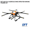 EFT G20 v2.0 Agriculture Sprayer Drone Frame Kit with Dual Quick Release 22L Water Tank 8 Axis Foldable Compatible with Hobbywing X8 Motor and Dual Quick Release Battery