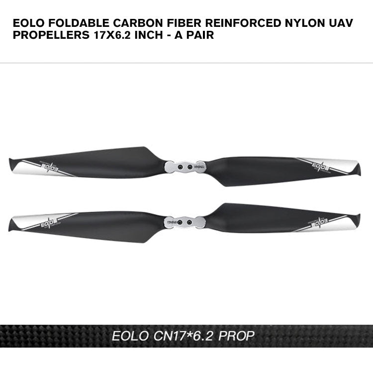 Eolo Foldable Carbon Fiber Reinforced Nylon UAV Propellers 17x6.2 inch - A Pair