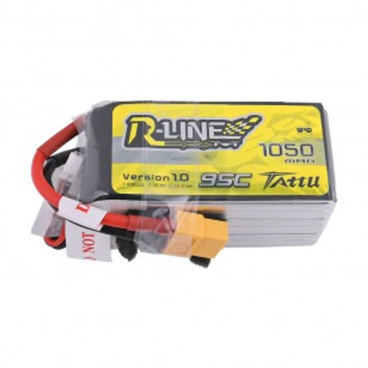 Tattu R-Line 1050mAh 95C 6S1P Lipo Battery Pack With XT60 Plug