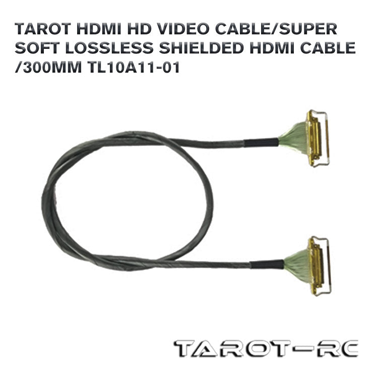Tarot HDMI HD video cable/Super soft lossless shielded HDMI cable/300mm TL10A11-01