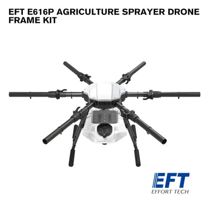 EFT E616P Agriculture Sprayer Drone Frame Kit with 16L Water Tank 6 Axis Foldable Compatible with Hobbywing X8 Motor