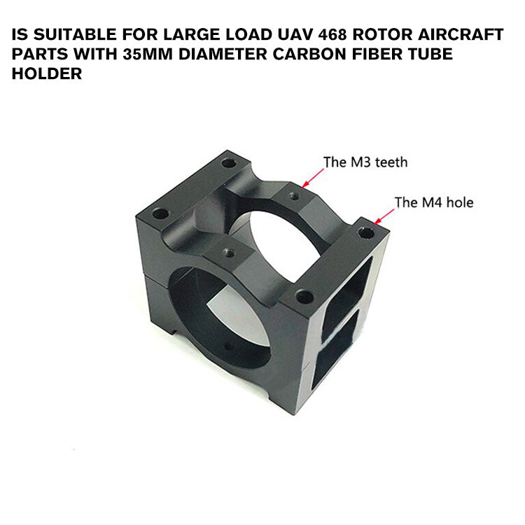 suitable for UAVs with heavy load 468 rotorcraft with 35 mm diameter carbon fiber tube holder