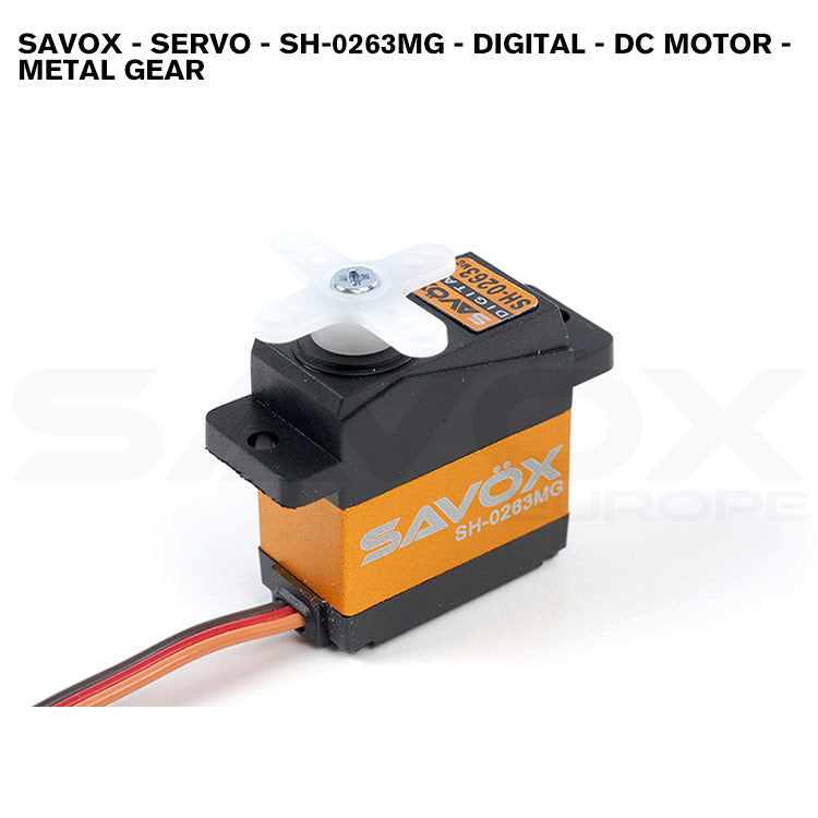 Savox - Servo - SH-0263MG - Digital - DC Motor - Metal Gear