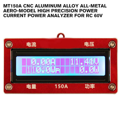 MT150A CNC Aluminum Alloy all-metal aero-model High Precision Power Current Power Analyzer for RC 60V