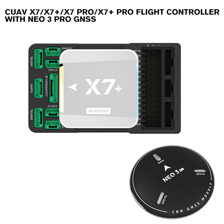 CUAV X7/X7+/X7 Pro/X7+ Pro Flight Controller with NEO 3 Pro GNSS
