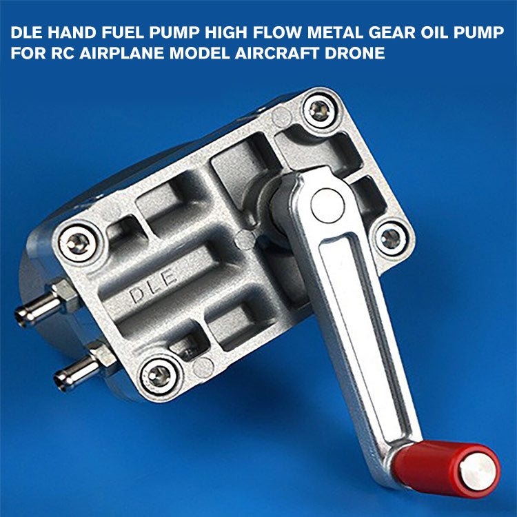 DLE Hand Fuel Pump High Flow Metal Gear Oil Pump for RC Airplane Model Aircraft Drone