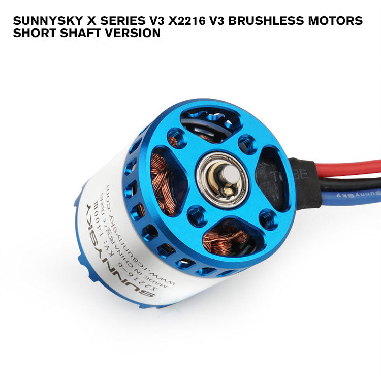 SunnySky X Series V3 X2216 V3 Brushless Motors Short Shaft Version