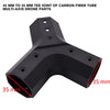 40 mm to 35 mm Tee Joint of Carbon Fiber Tube Multi-axis Drone Parts