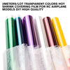 2Meters/Lot Tranparent Colors Hot Shrink Covering Film For RC Airplane Models DIY High Quality