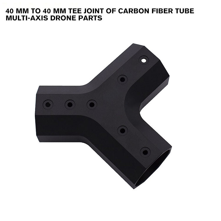 40 mm to 40 mm Tee Joint of carbon fiber tube Multi-axis Drone Parts
