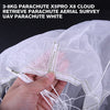 3-8kg Parachute X5PRO X8 Cloud Retrieve parachute Aerial Survey UAV Parachute White