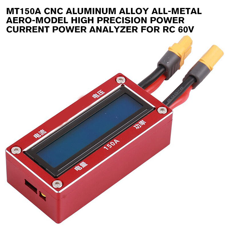 MT150A CNC Aluminum Alloy all-metal aero-model High Precision Power Current Power Analyzer for RC 60V