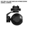 SIYI ZR10 2K 4MP QHD 30X Hybrid Zoom Gimbal Camera with 2560x1440 HDR Starlight Night Vision 3-Axis Stabilizer Lightweight UAV Pod Camera Payload for Drone Surveillance Inspection