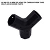 40 mm to 35 mm Tee Joint of Carbon Fiber Tube Multi-axis Drone Parts