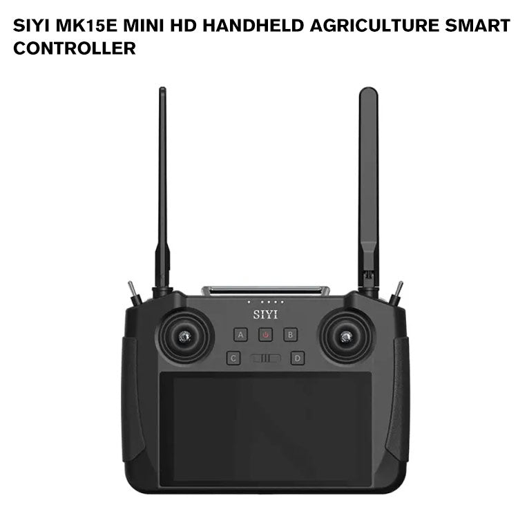 SIYI MK15E Mini HD Handheld Agriculture Smart Controller with 5.5 Inch High Brightness High Definition LCD Touchscreen Dual Full HD FPV Low Latency Long Range Japan MIC Korea KC Certified
