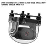 SIYI A2 mini Ultra Wide Angle FPV Gimbal Single Axis Tilt with160 Degree FOV 1080p Starlight Camera Sensor IP67 Waterproof support Upside Down Mode compatible with MK32 HM30 MK15 MK32E MK15E Air Unit