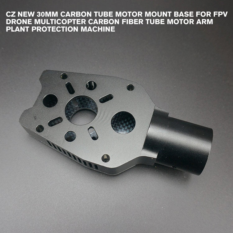 CZ New 30MM Carbon Tube Motor Mount Base For FPV Drone Multicopter Carbon Fiber Tube Motor Arm Plant Protection Machine