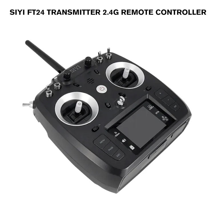 SIYI FT24 Transmitter 2.4G Remote Controller with Bluetooth Long Range Mavlink Telemetry Datalink Mini Receiver Option 15KM