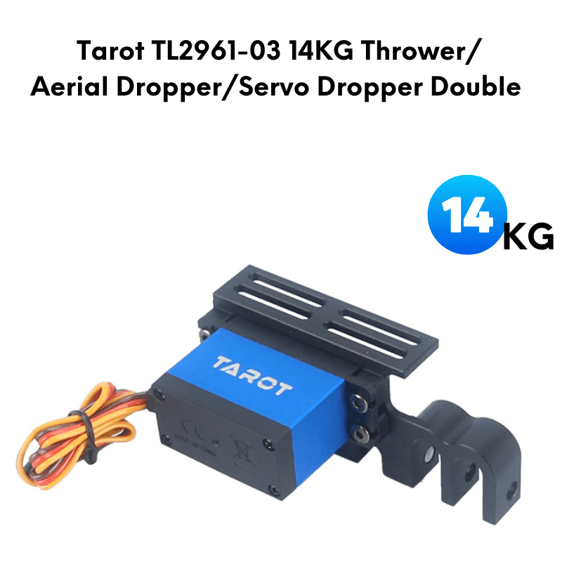 Tarot TL2961-03 14KG Thrower/Aerial Dropper/Servo Dropper Double Throw Device Aluminum Switch Dispenser Drone Adapter