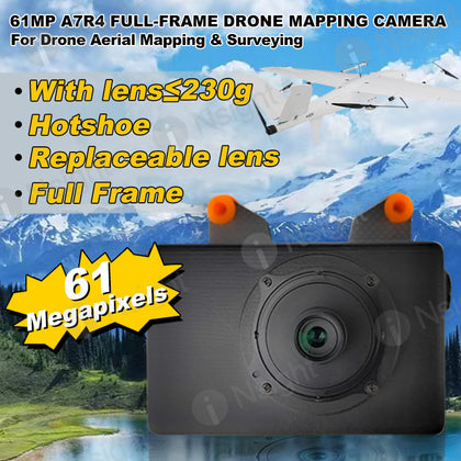 61MP A7R4 Full-Frame Drone Mapping Camera for Drone Aerial Mapping & Surveying
