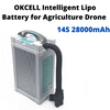 OKCELL 14S 28000mAh Intelligent Lipo Battery for Agriculture Drone UAV Drones