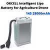 OKCELL 14S 28000mAh Intelligent Lipo Battery for Agriculture Drone UAV Drones