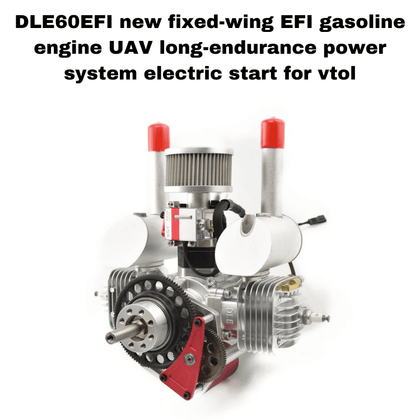 DLE60EFI new fixed-wing EFI gasoline engine UAV long-endurance power system electric start for vtol