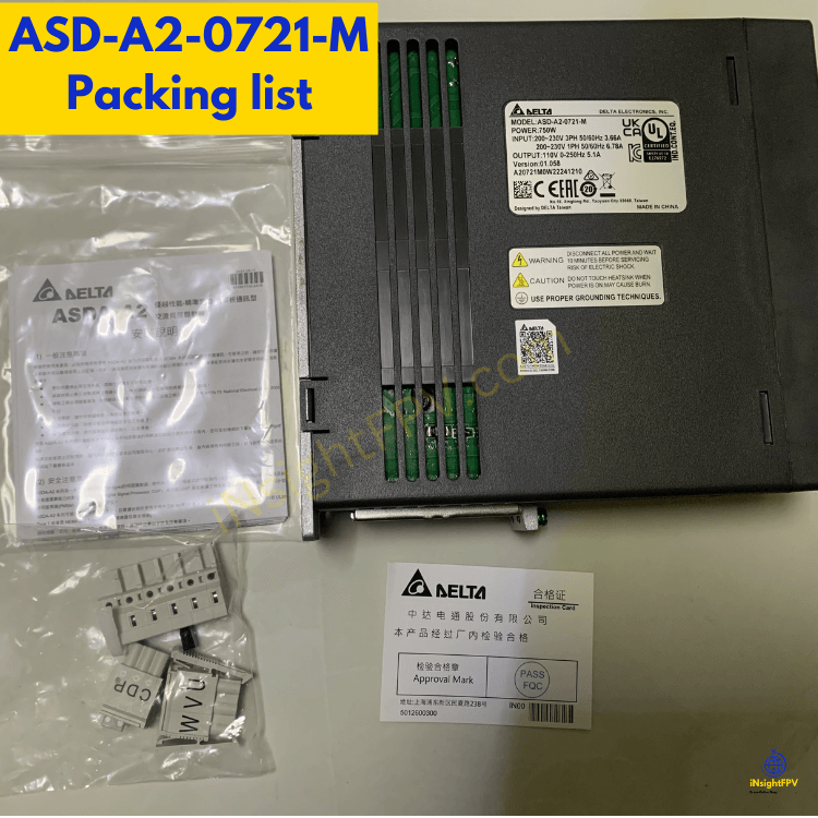 Original DELTA: ASD-A2-0721-M|750w AC Servo Drive ASDA-A2 Series Original DELTA: ASD-A2-0721-M|750w AC Servo Drive ASDA-A2 Series