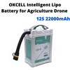OKCELL 12S 22000mAh Intelligent Lipo Battery for Agriculture Drone UAV Drones