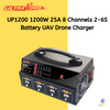 Ultra Power UP1200 1200W 25A 8 Channels 2-6S Battery UAV Drone Charger